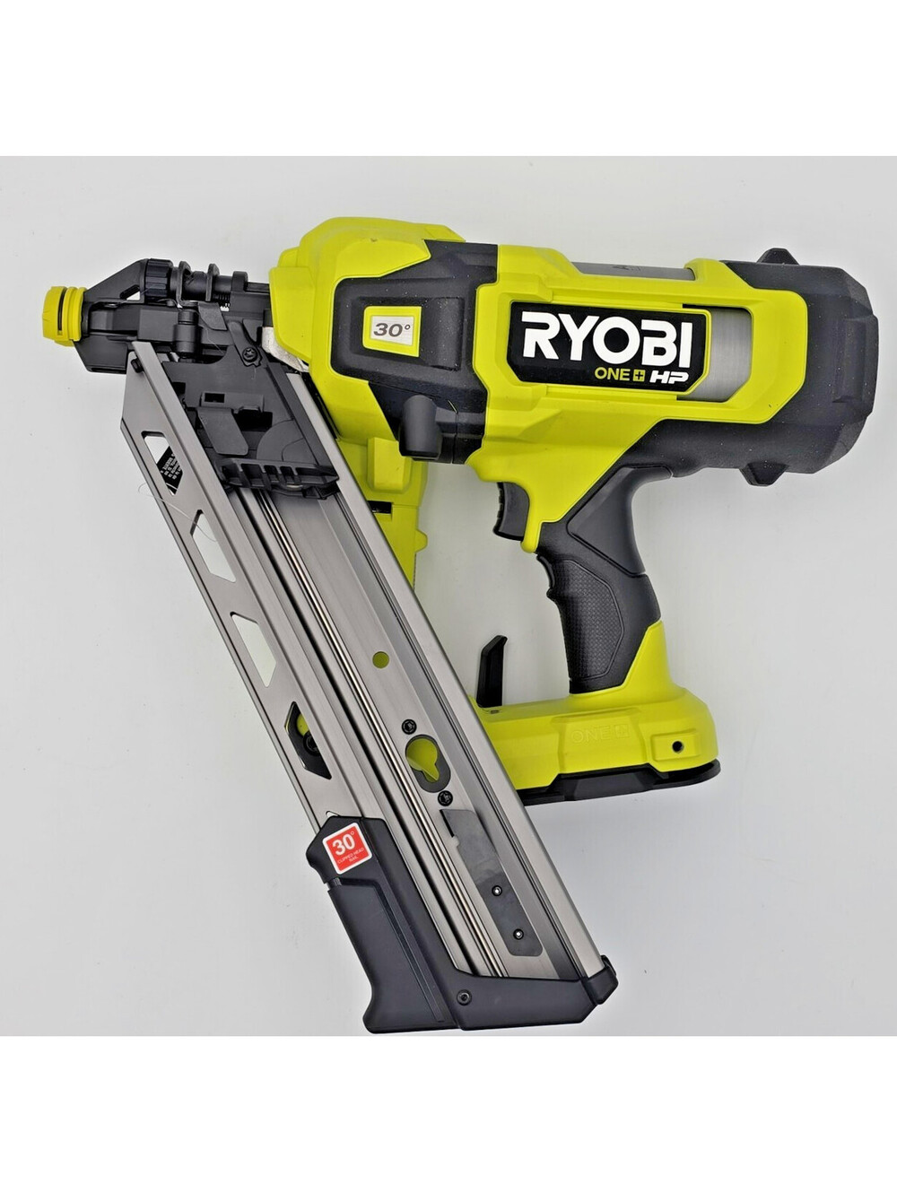 RYOBI ONE+ HP 18V Brushless Cordless AirStrike 30° Framing Nailer (Tool Only) OB